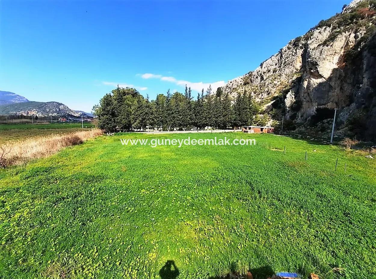 Mugla Dalyan 3500 M2 Grundstück 120 M2 Einstöckiges Einfamilienhaus Zu Verkaufen