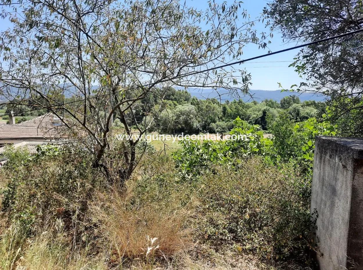 725 M2 Zoning Land Und Dorfhaus Zu Verkaufen In Mugla Ula Ataköy