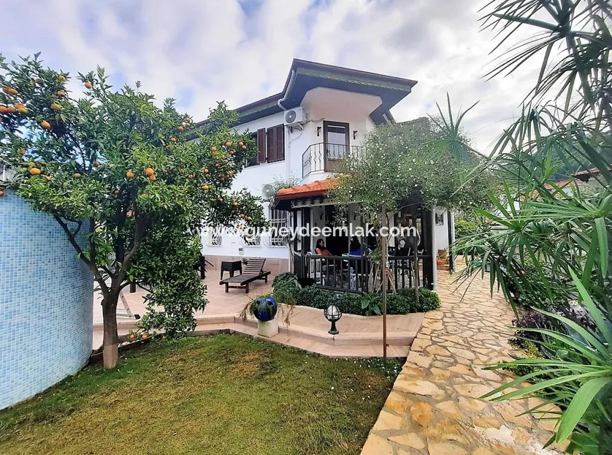 Mugla Dalyan 845 M2 Grundstück 6+ 2 Villen Mit Pool Zum Verkauf