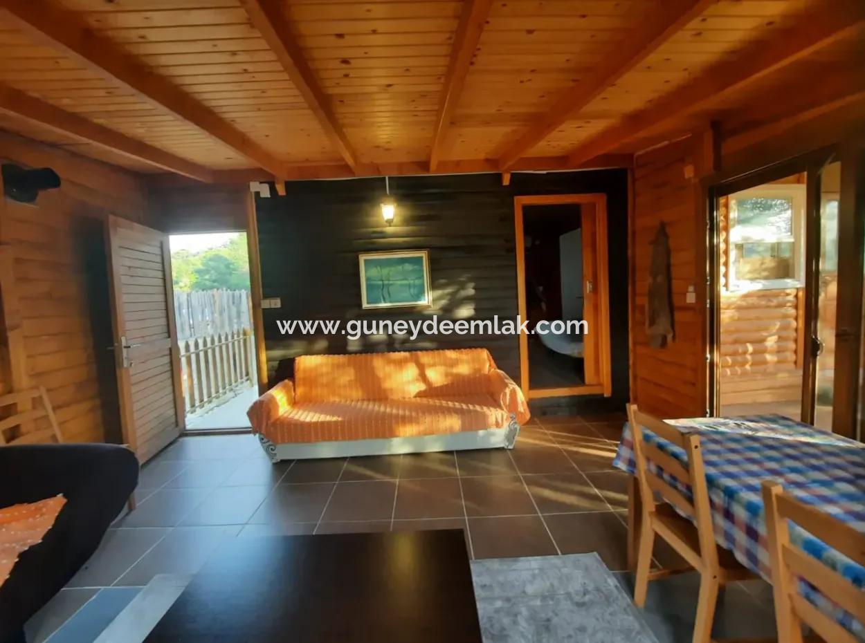 Mugla Ortaca Gökbel 1 +1-Teil-Einfamilienhaus Mit Meerblick Jahresmiete