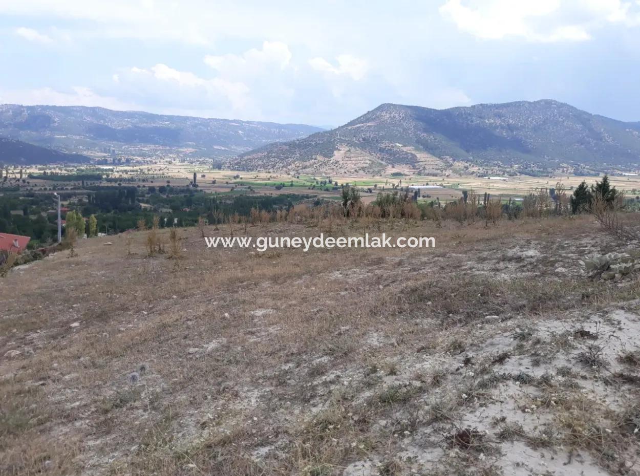 Denizli -Çameli- Belevi Mah. Autobahn Seite 500 M2 Zoned Land Zum Verkauf