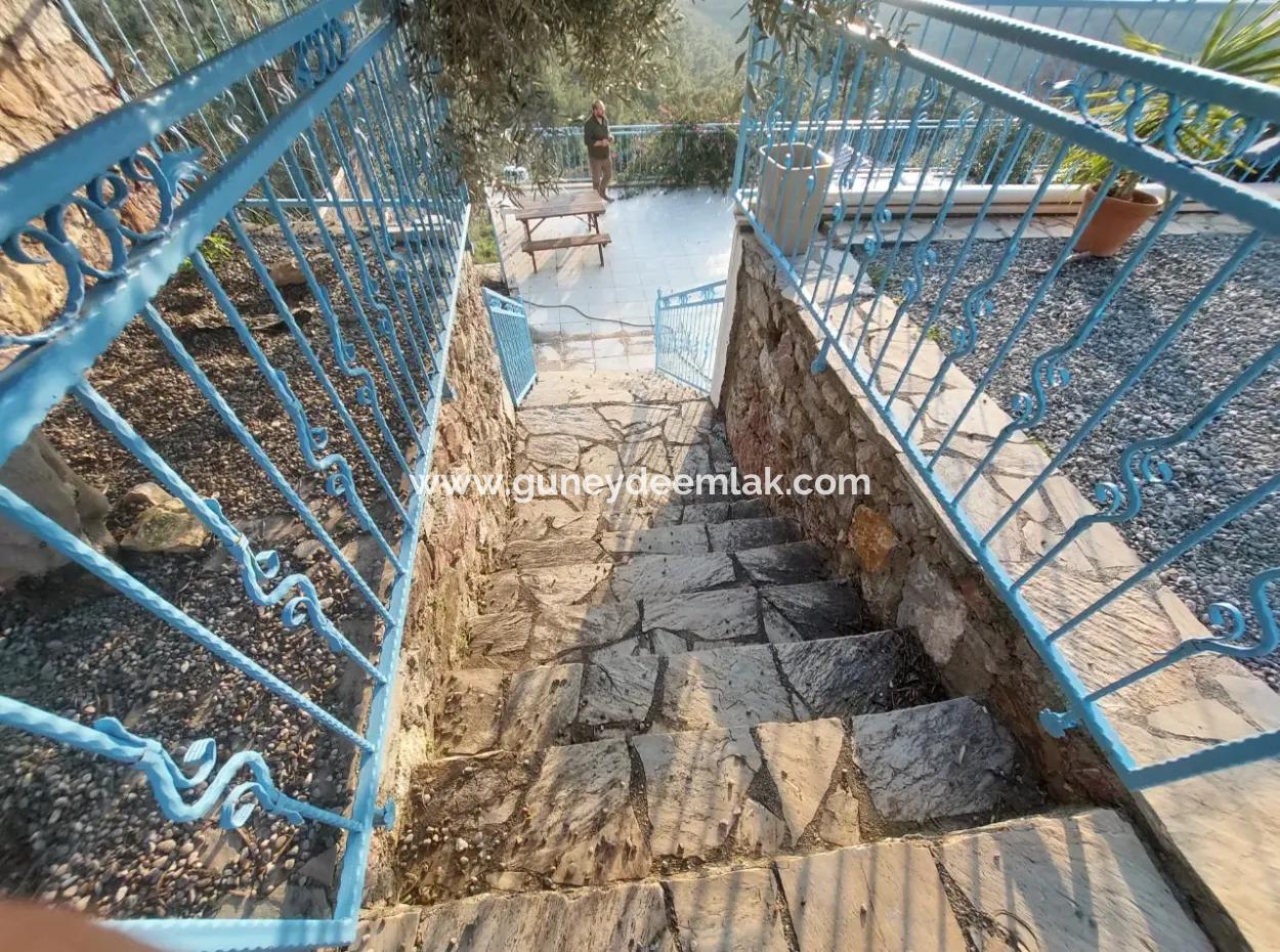 4 1 Freistehende Möblierte Villa Mit Meerblick Zum Verkauf In Muğla Dalyan Gökbel