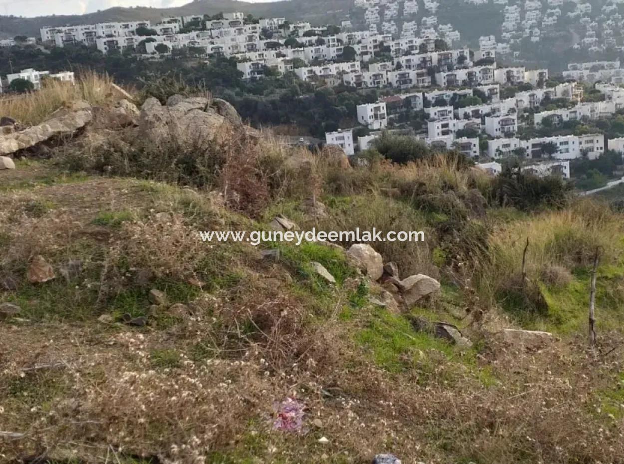 Grundstück Mit Meerblick Zum Verkauf In Bodrum Bitez