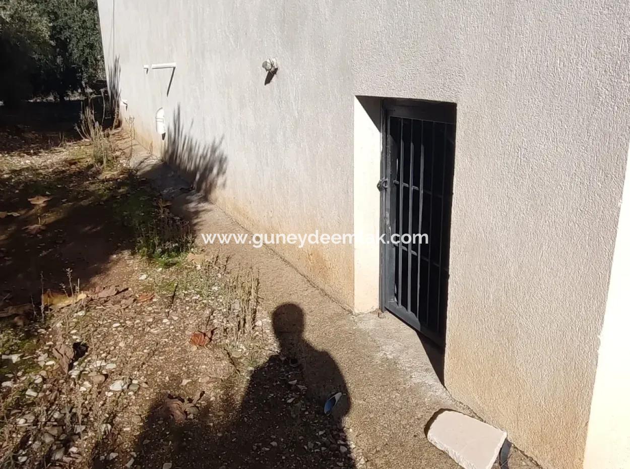 120 M2, 3 1 Einstöckiges Haus Zum Verkauf Auf 8500 M2 Land Mit Meer- Und Naturblick In Antalya Finike Alacadağ