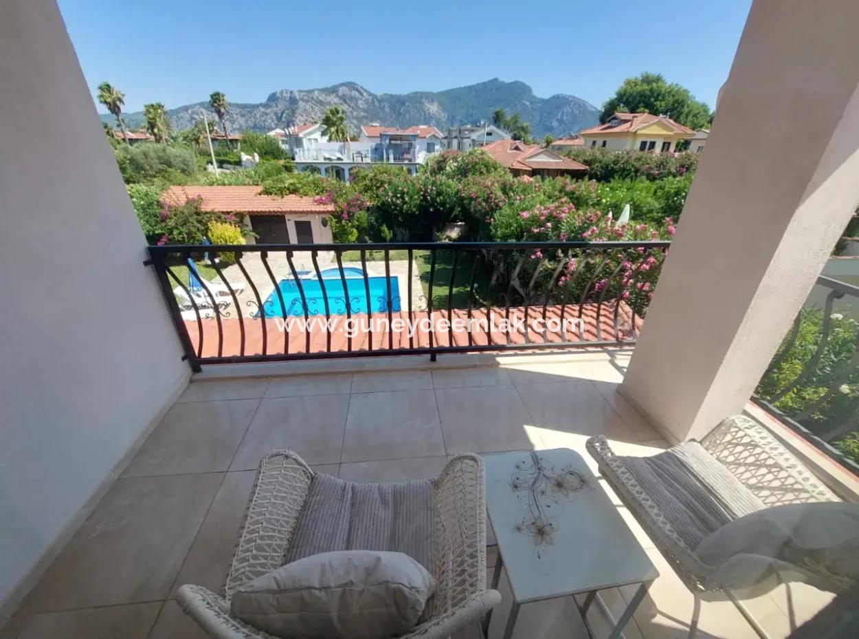 3 1 Villa Mit Pool Auf 580 M2 Freistehendem Grundstück In Dalyan, Muğla
