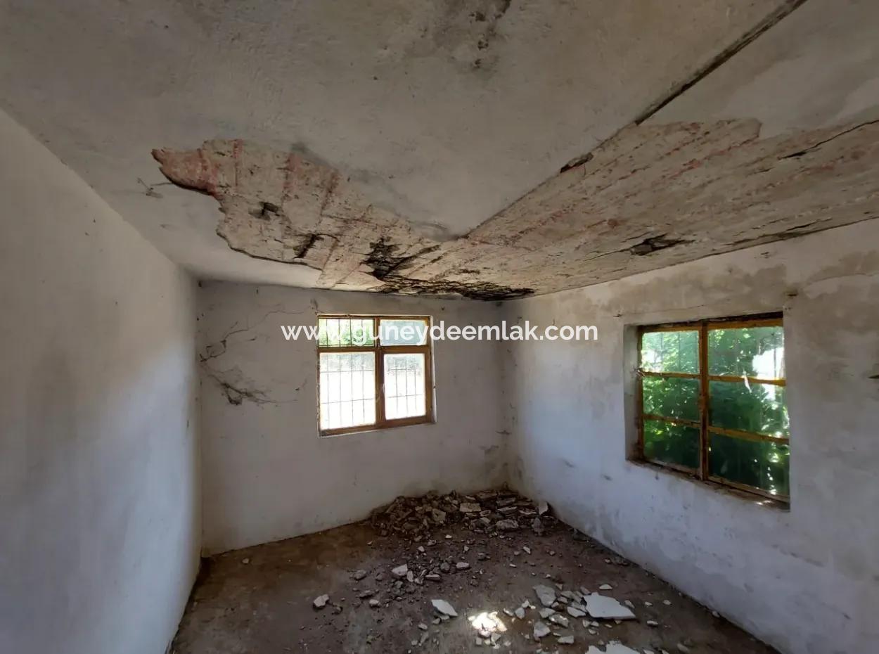 Muğla Ortaca Ekşiliyurt Freistehendes 950 M2 Land, Dorfhaus Und Scheune Zum Verkauf