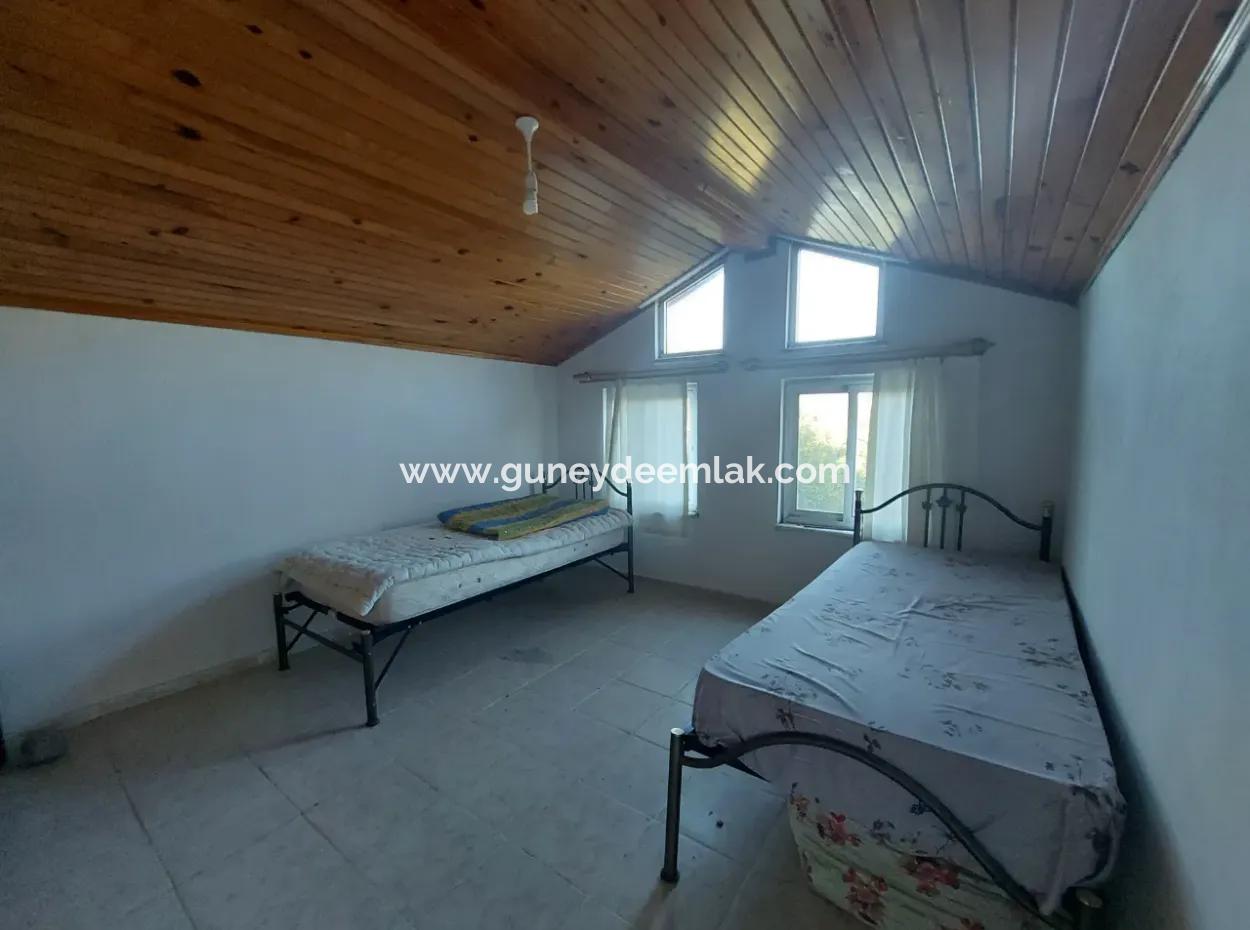 1 1 Möblierte Penthouse-Wohnung Zu Vermieten In Ortaca Okçular Marmarlı