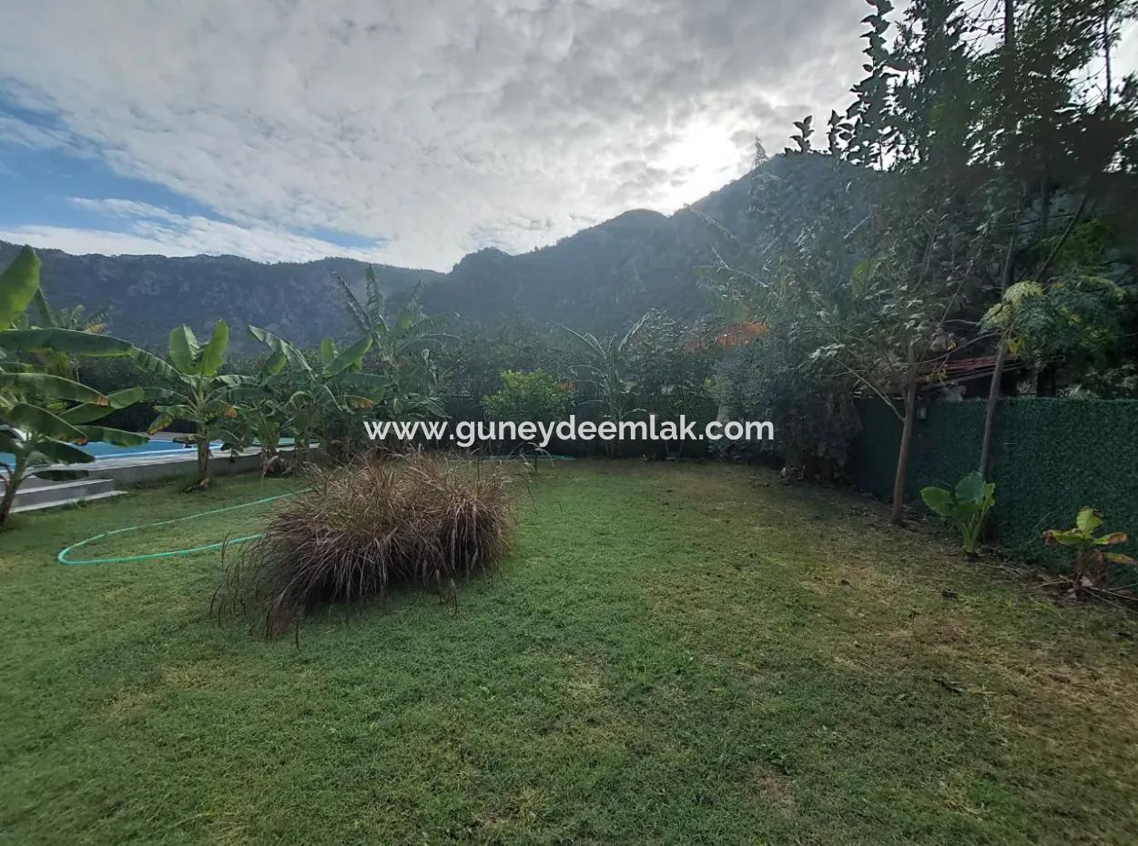 2 1 Einstöckiges Einfamilienhaus Mit Pool Auf 300 M2 Grundstück In Dalyan, Muğla