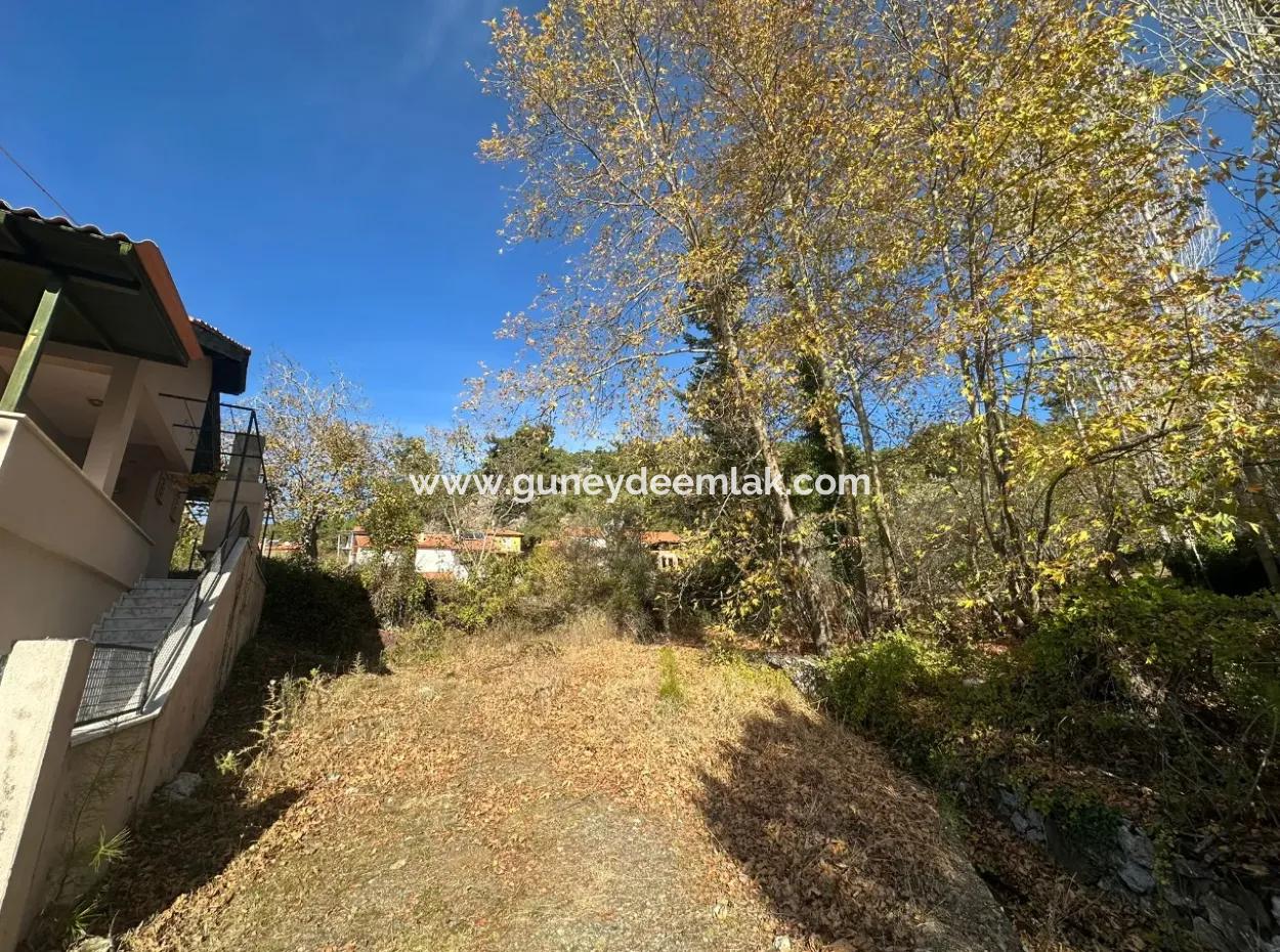 Freistehendes 260 M2 Zoniertes Grundstück Zum Verkauf Im Zentrum Des Köyceğiz-Plateaus