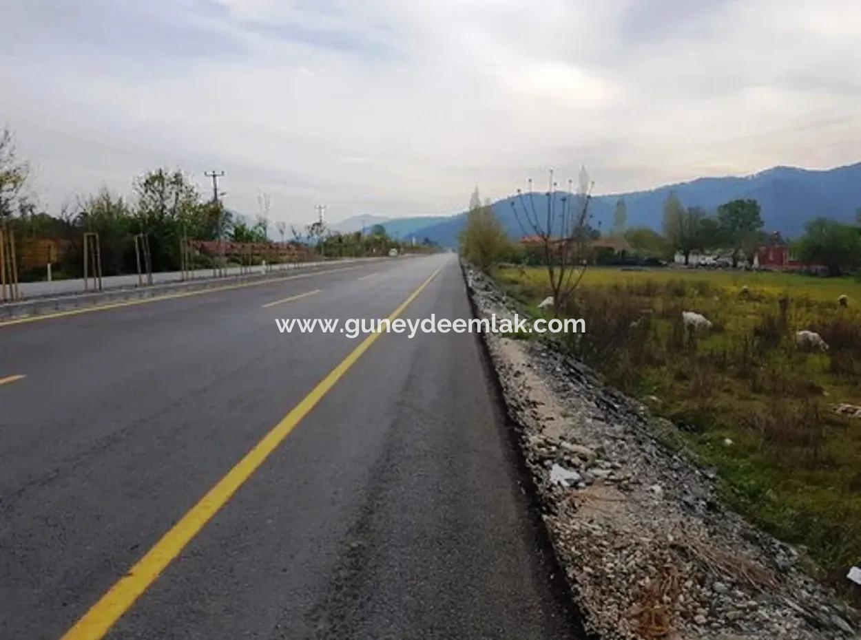 3 577 M2 Land Geeignet Für Nullinvestitionen An Der Hauptstraße Dalyan In Muğla Ortaca Okçular