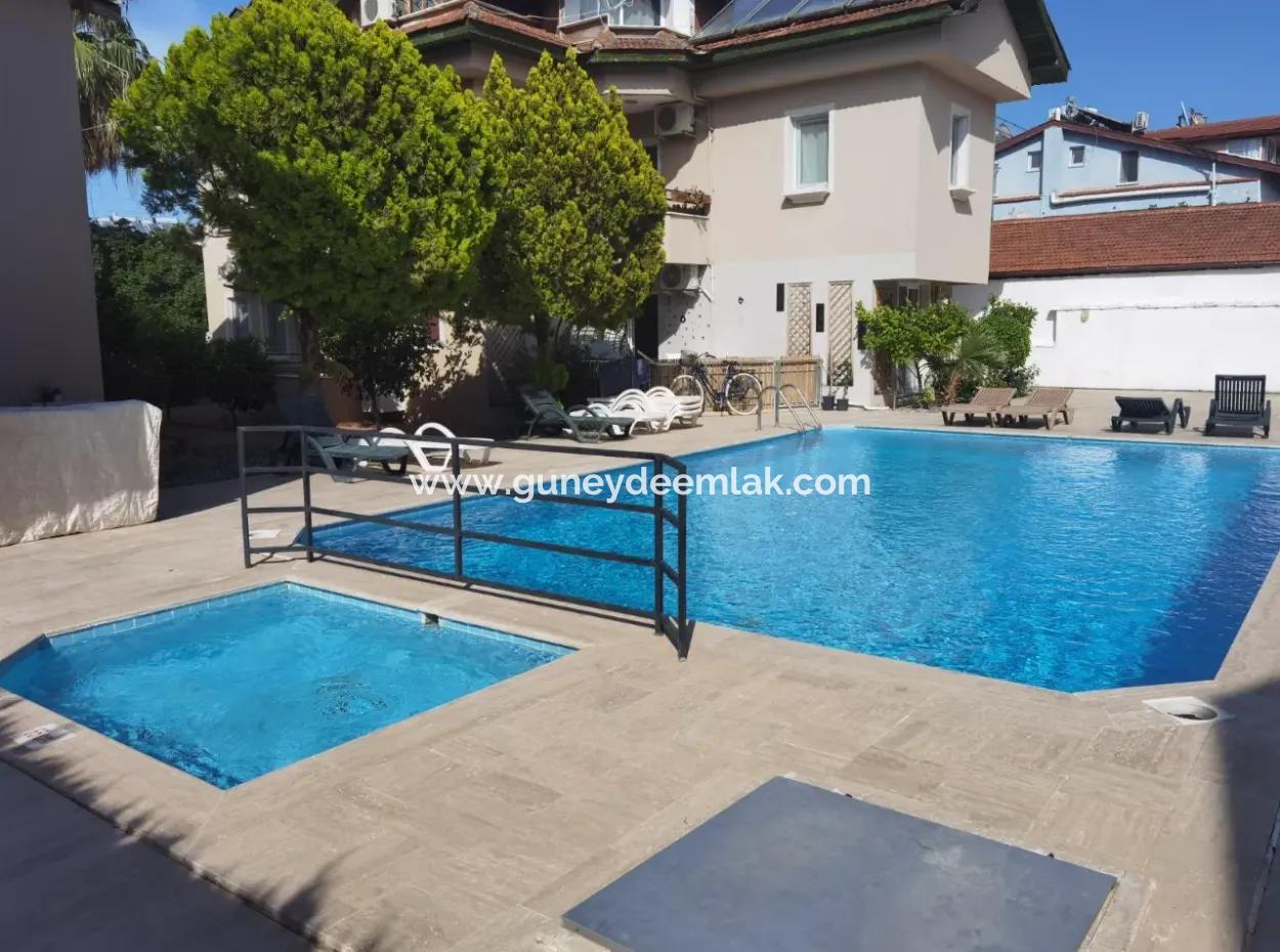 Muğla Ortaca Dalyanda Schwimmbad, Voll Möbliert 1 1 Wohnung Zu Vermieten