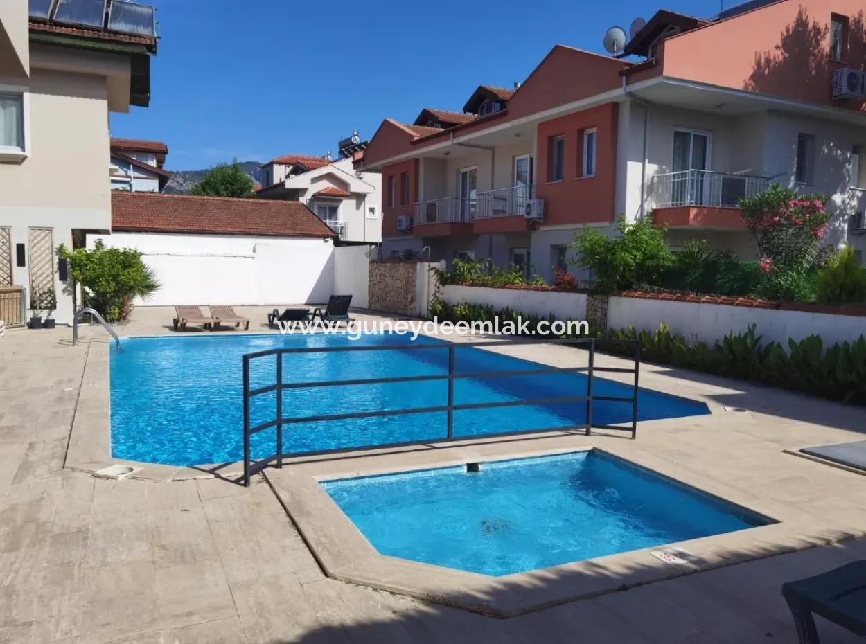Muğla Ortaca Dalyanda Schwimmbad, Voll Möbliert 1 1 Wohnung Zu Vermieten