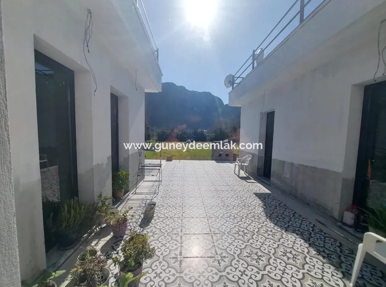 Ortaca Okçular Blick Auf Die Berge Und Die Natur 2.000 M2 Grundstück, 4 1 200 M2 Einfamilienhaus Zum Verkauf