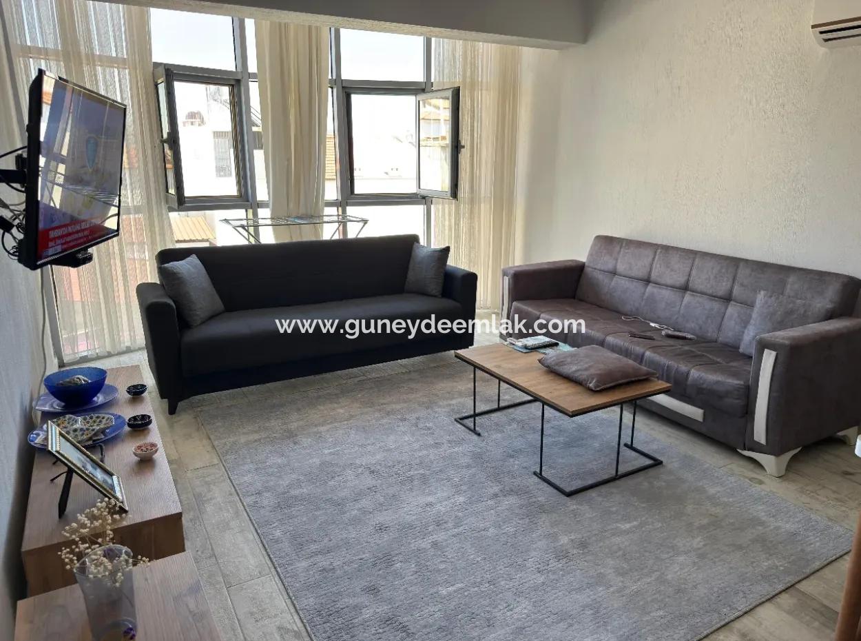 1 1 70M2 Voll Möblierte Wohnung Zum Verkauf Im Zentrum Von Ortaca.