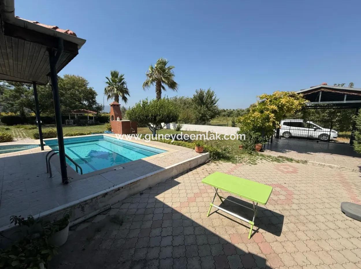 Ortaca, Dalyan 3 In 1, 100 M2 Villa Mit Pool Auf 4.500M2 Land