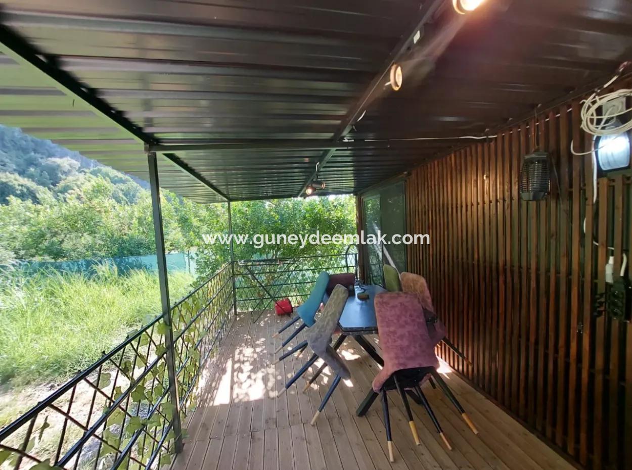 21 M² Möbliertes 1 1 Containerhaus In Ortaca Okçular – Jahresmiete