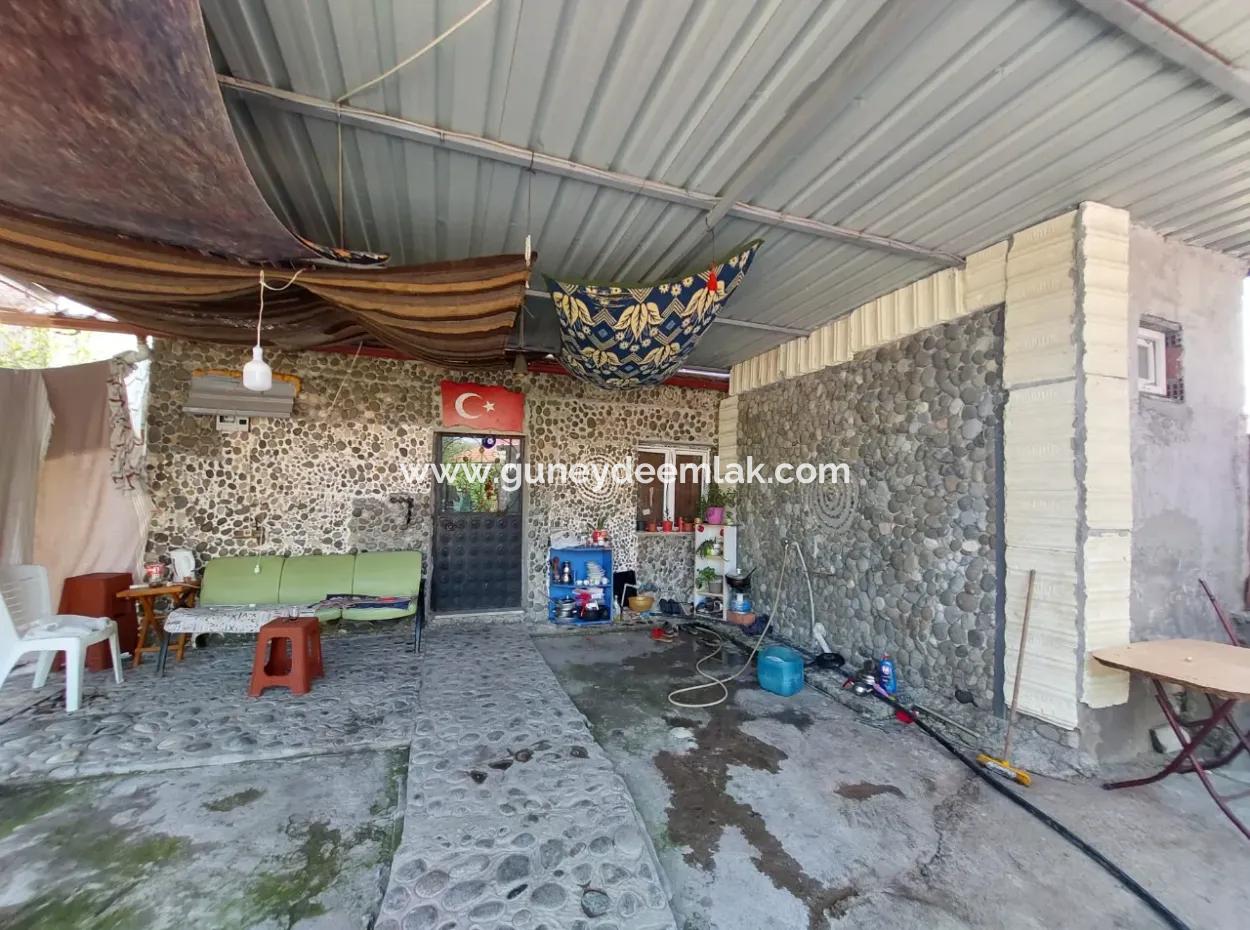 Lebens- Und Investitionsmöglichkeit Mit Garten Verflochten Mit Natur In Muğla Dalaman Taşlıburun!