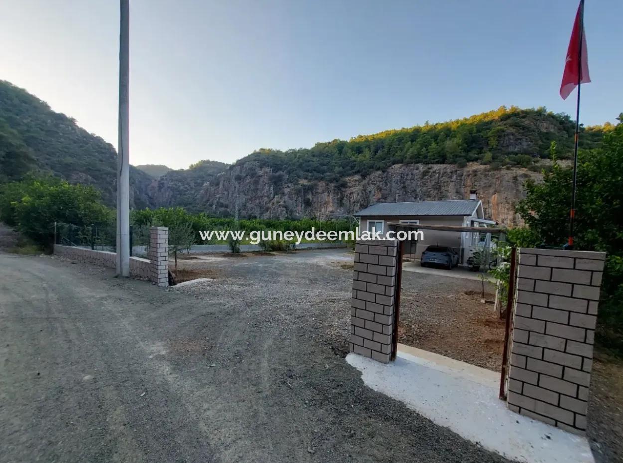 1.300 M2 Freistehendes 250M2 Wohngrundstück Zum Verkauf In Muğla, Ortaca, Karadonlar
