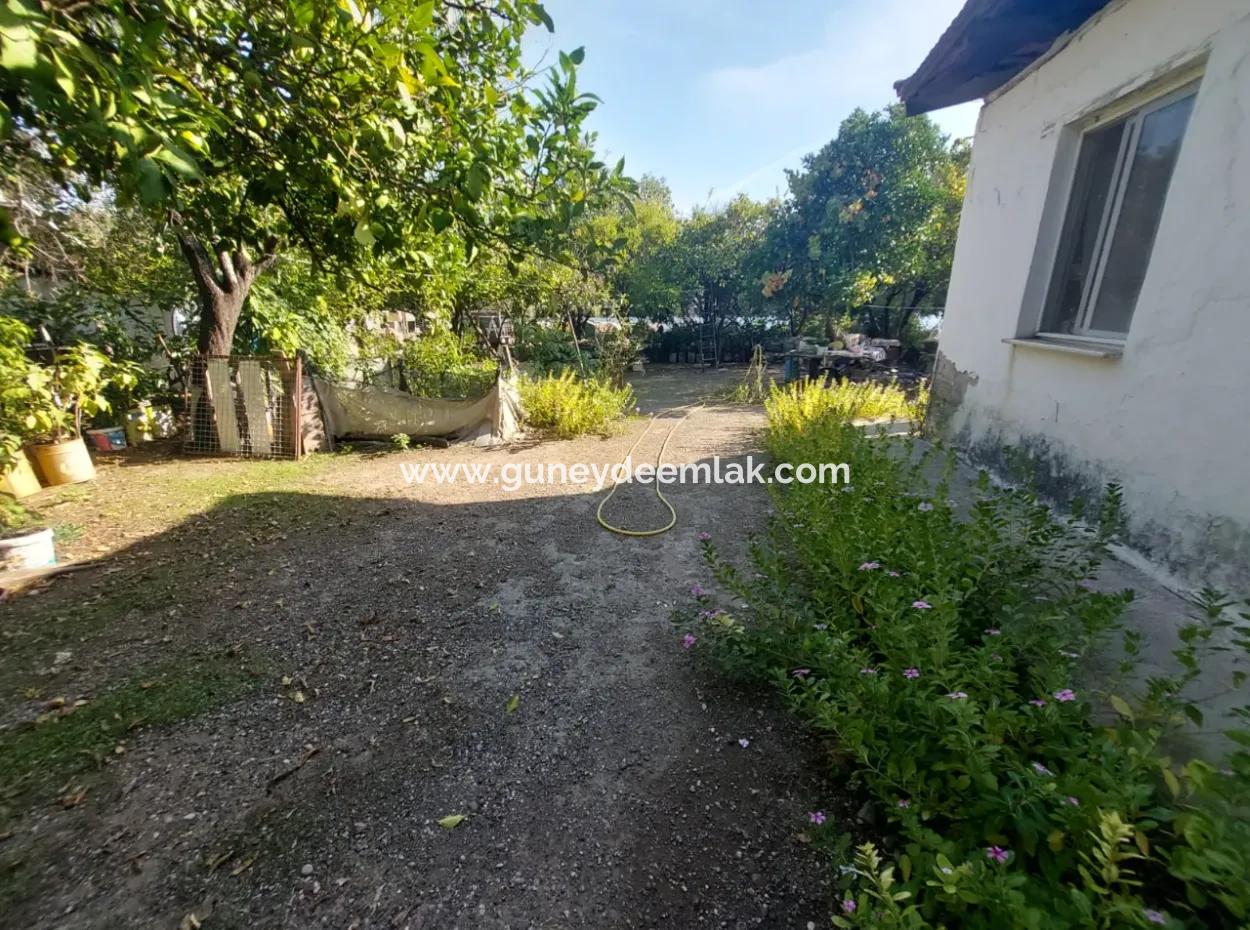 Köyceğiz Çandır Dalyan Canal Zero 865 M2 Haus Und Restaurant Zu Verkaufen