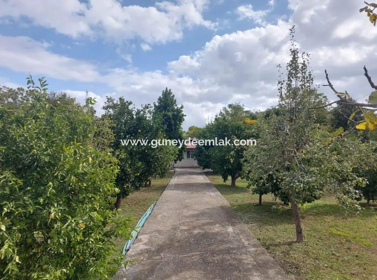 2 1, 70 M2 Dorfhaus Zum Verkauf Auf 902 M2 Land Null Zur Ortaca Akıncı Sarıgerme Road