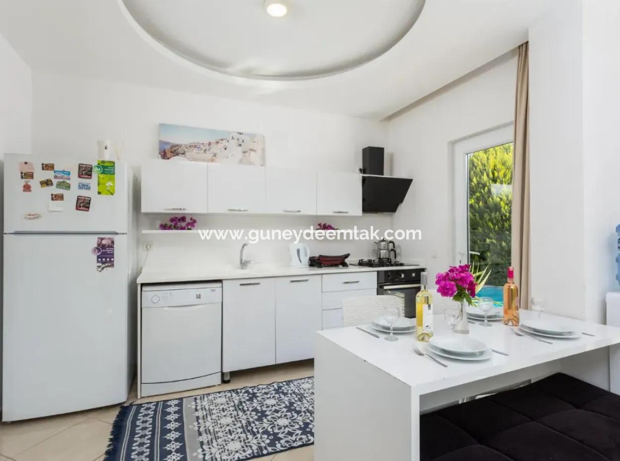 120 M2, 3 1 Möblierte Villa Mit Pool In Muğla Dalyan 6 Monatsmieten