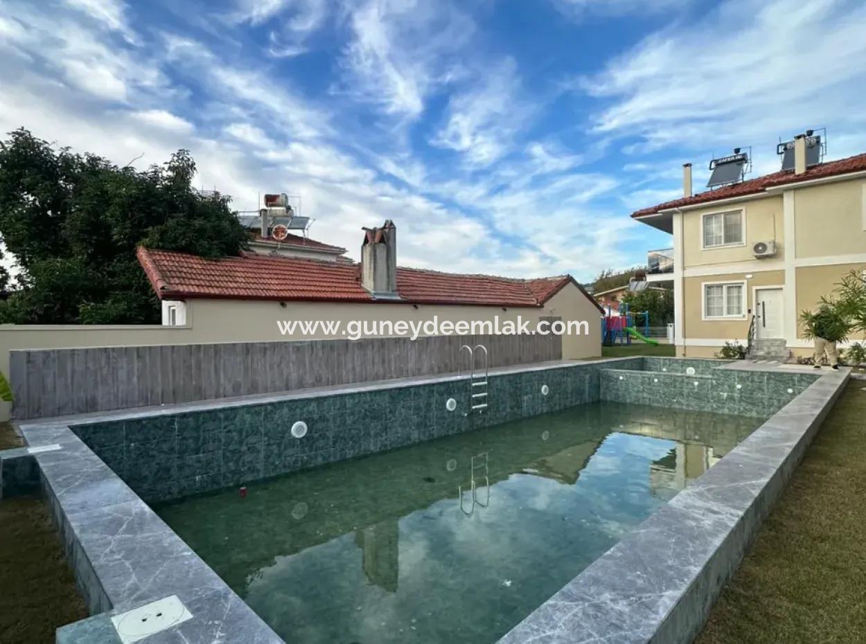 2 1 Neue Poolwohnung Zum Verkauf In Ortaca Cumhuriyet
