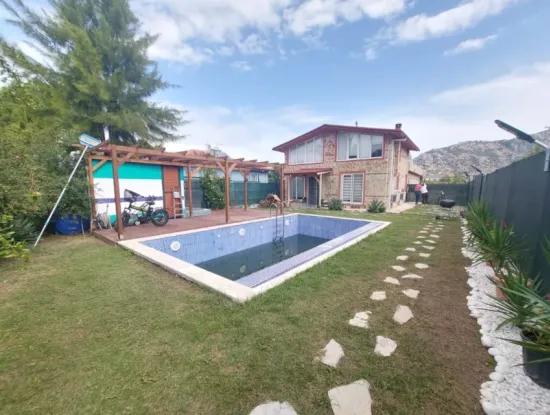 3 1 Möblierte Doppelhaus-Saisonmietung Auf Einem 350 M² Großen Grundstück In Muğla Dalyan