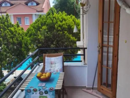 Muğla Ortaca Dalyanda Schwimmbad, Voll Möbliert 1 1 Wohnung Zu Vermieten