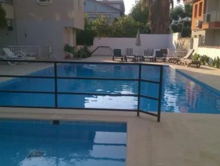 Muğla Ortaca Dalyanda Schwimmbad, Voll Möbliert 1 1 Wohnung Zu Vermieten