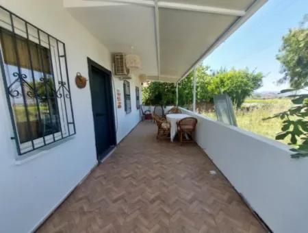Mugla Dalyanda 70M2, 2 In 1, Möblierte Erdgeschosswohnung Mit Pool Zu Verkaufen