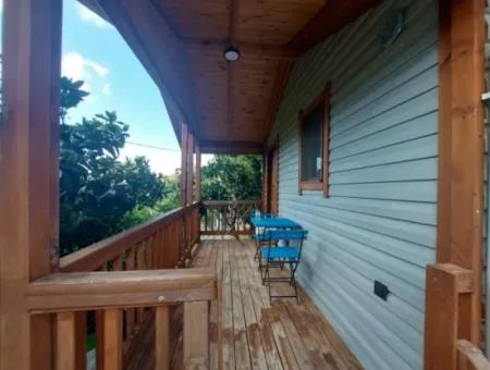 Muğla Ortaca Gökbel Doga Mit Schwimmbad 1 1 Holzmöblierter Bungalow Zu Vermieten