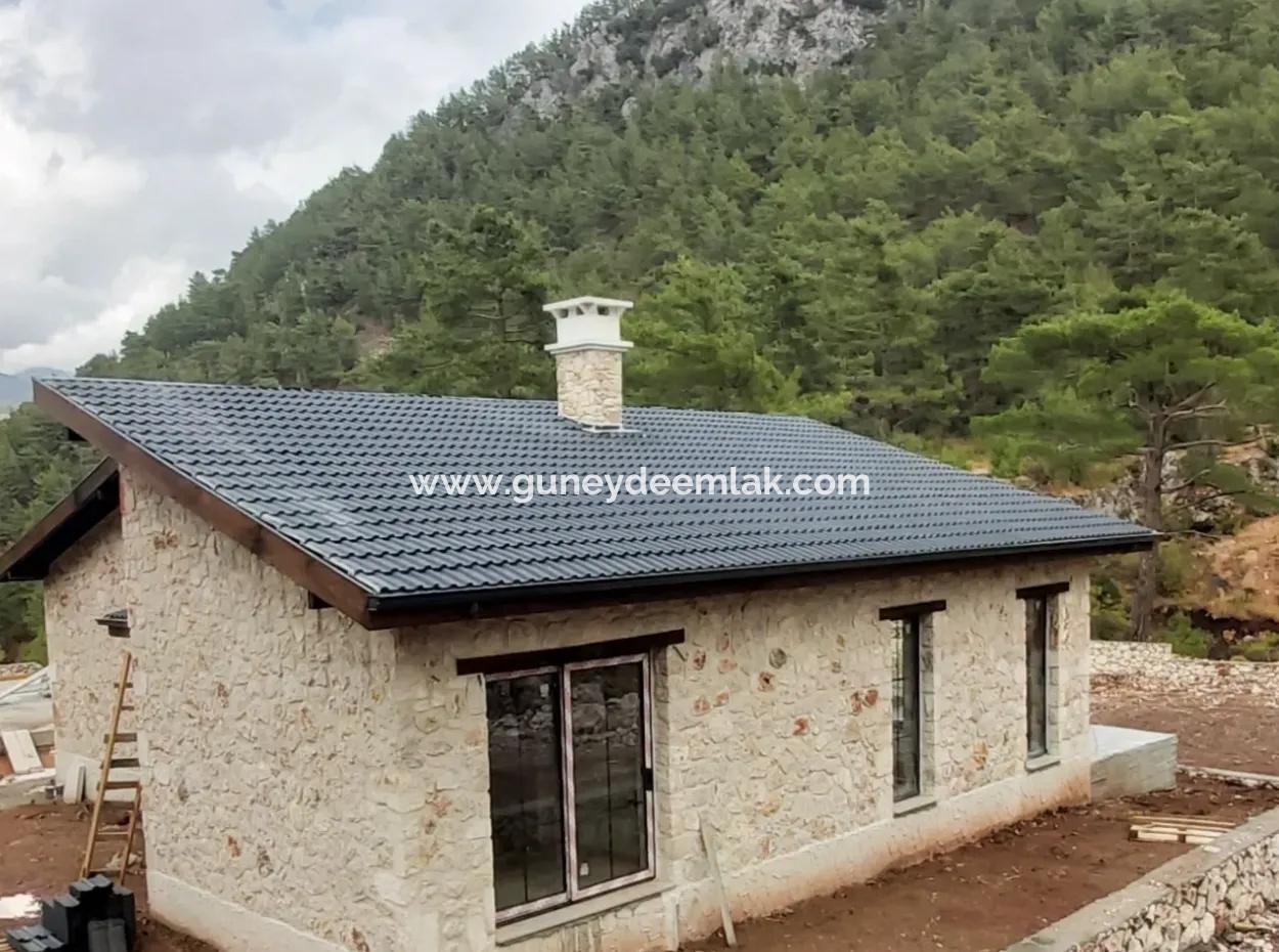 Zero Detached Stone House For Sale In Fethiye Grapes Redbelde