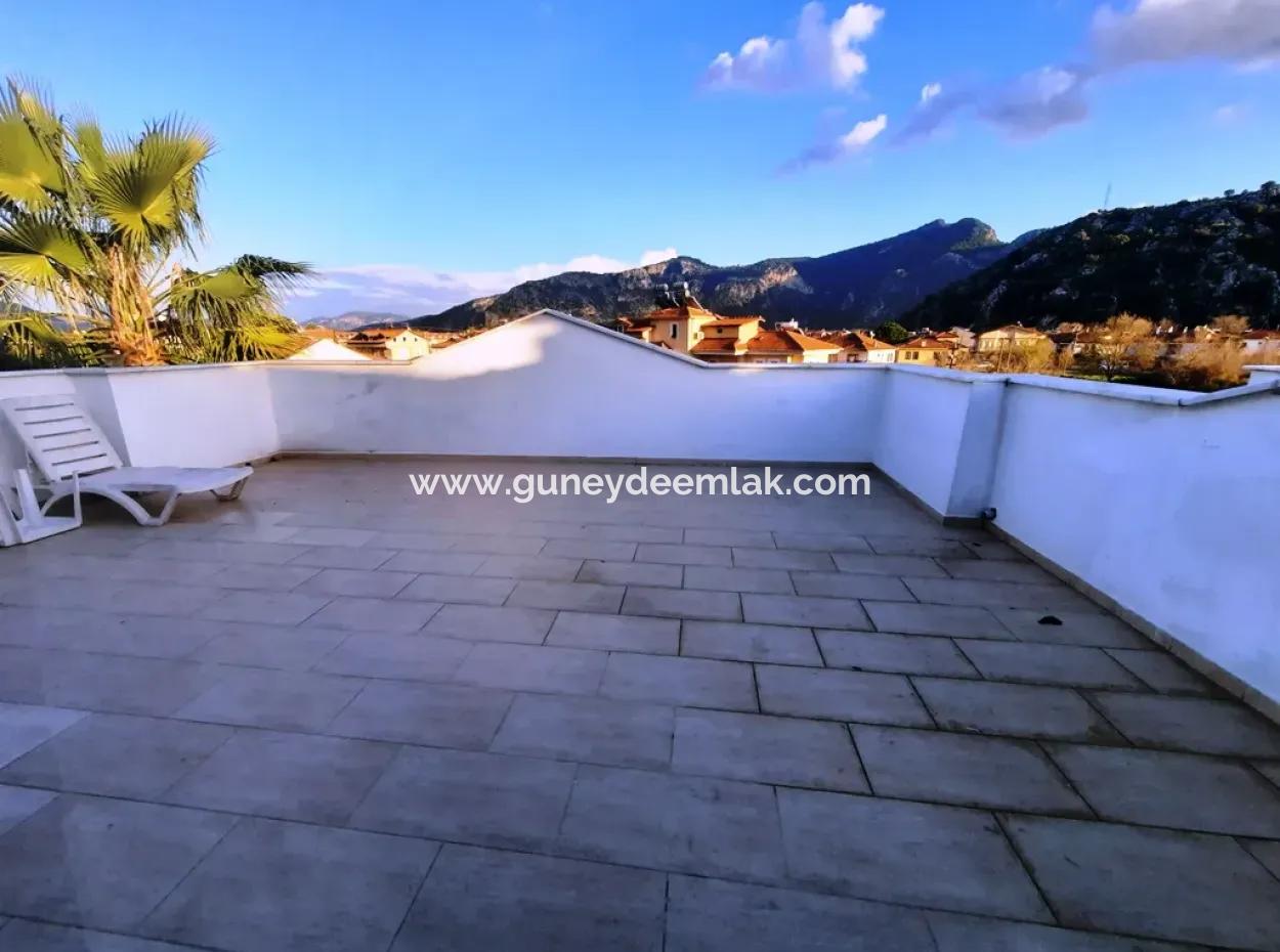 Mugla Dalyan Swimming Pool With Goods 2 1 Apartment Annual Rental