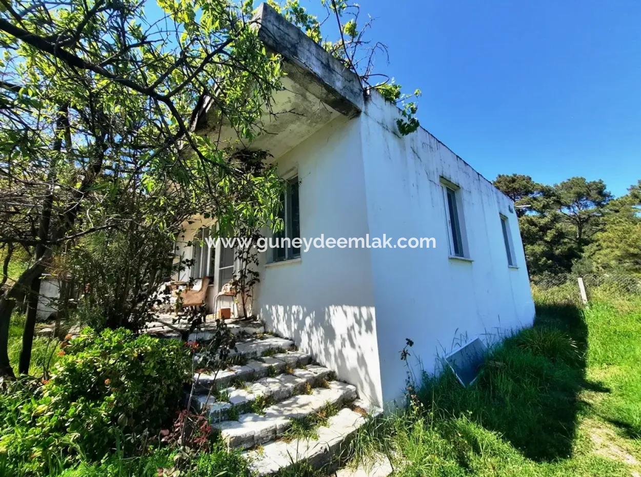 600 M2 Land And Detached House With Sea View For Sale In Ortaca Sarıgerme