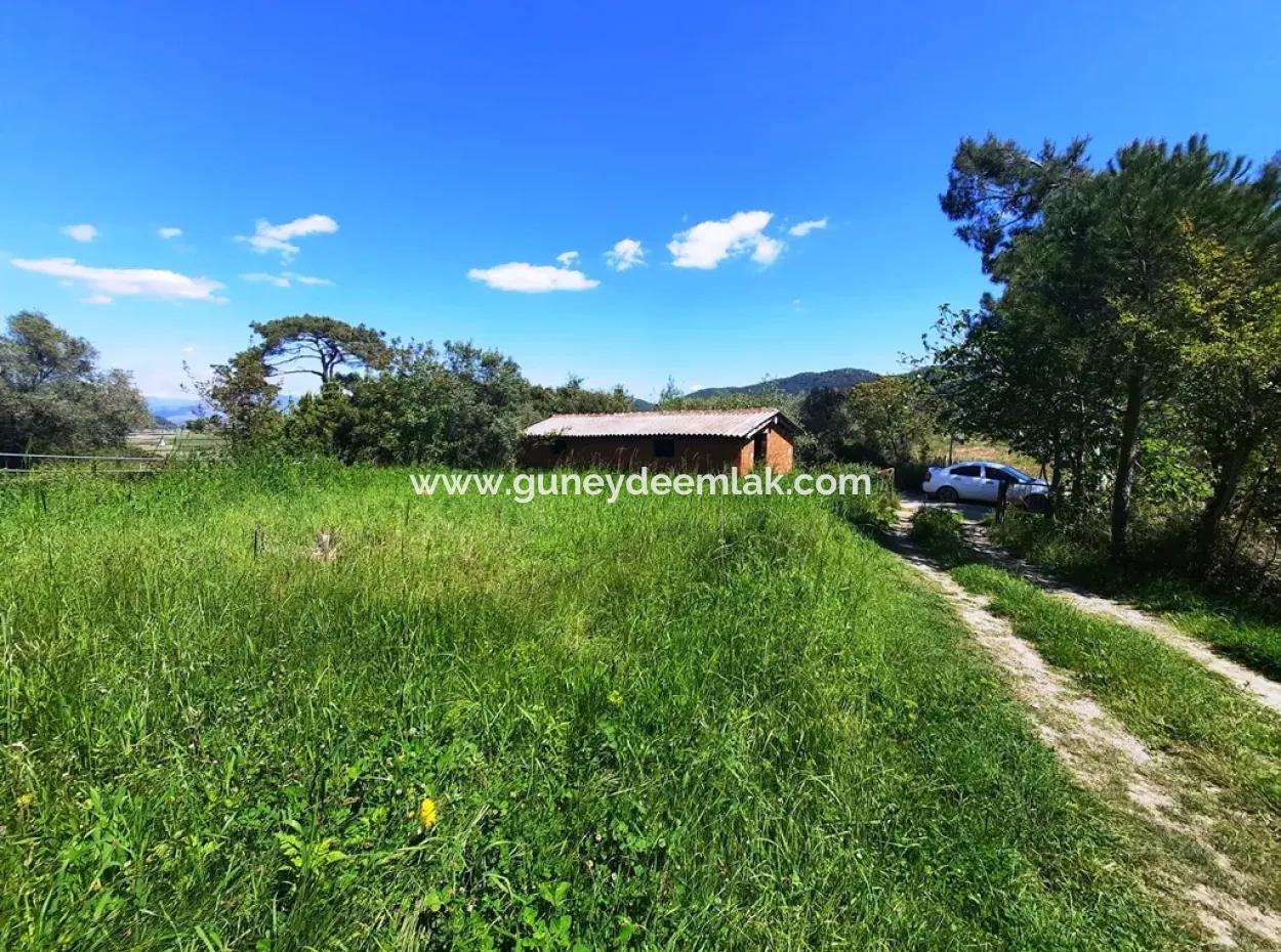 600 M2 Land And Detached House With Sea View For Sale In Ortaca Sarıgerme
