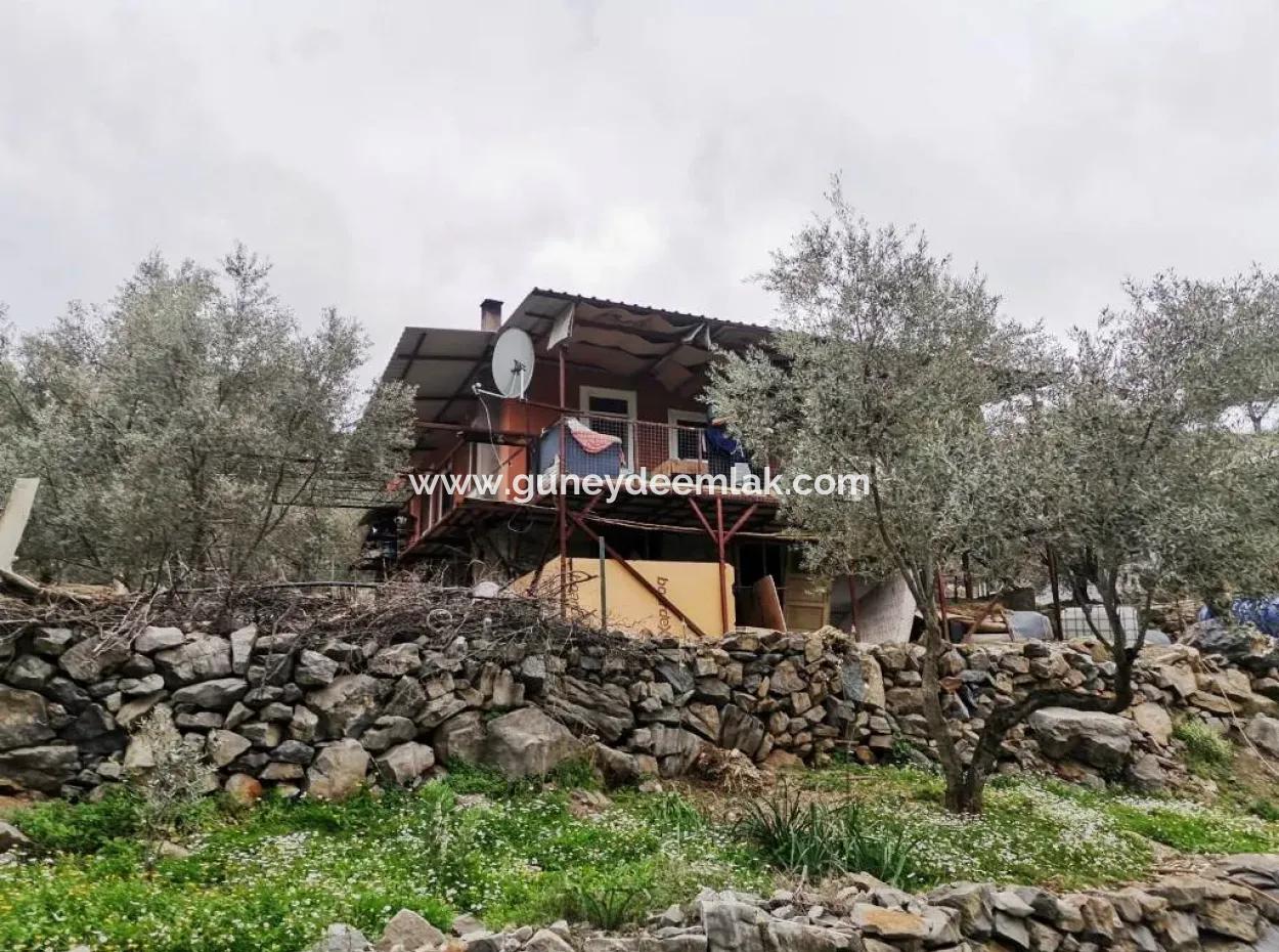 Detached Village House In Nature For Sale In Fethiye Gocek Taşbasi
