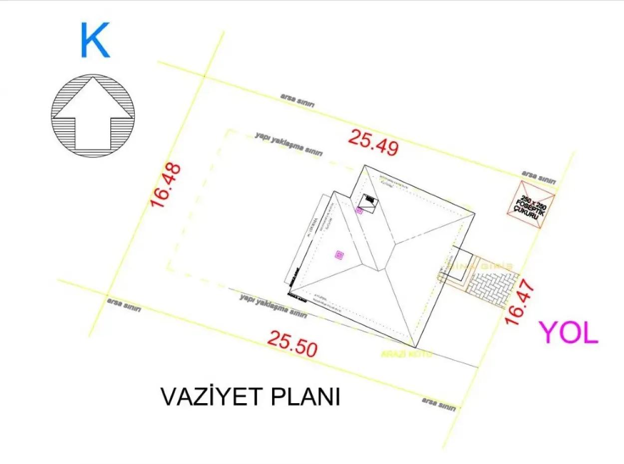 Mugla Ortaca Mergenli 417 M2 Zoning Project Ready Land For Sale