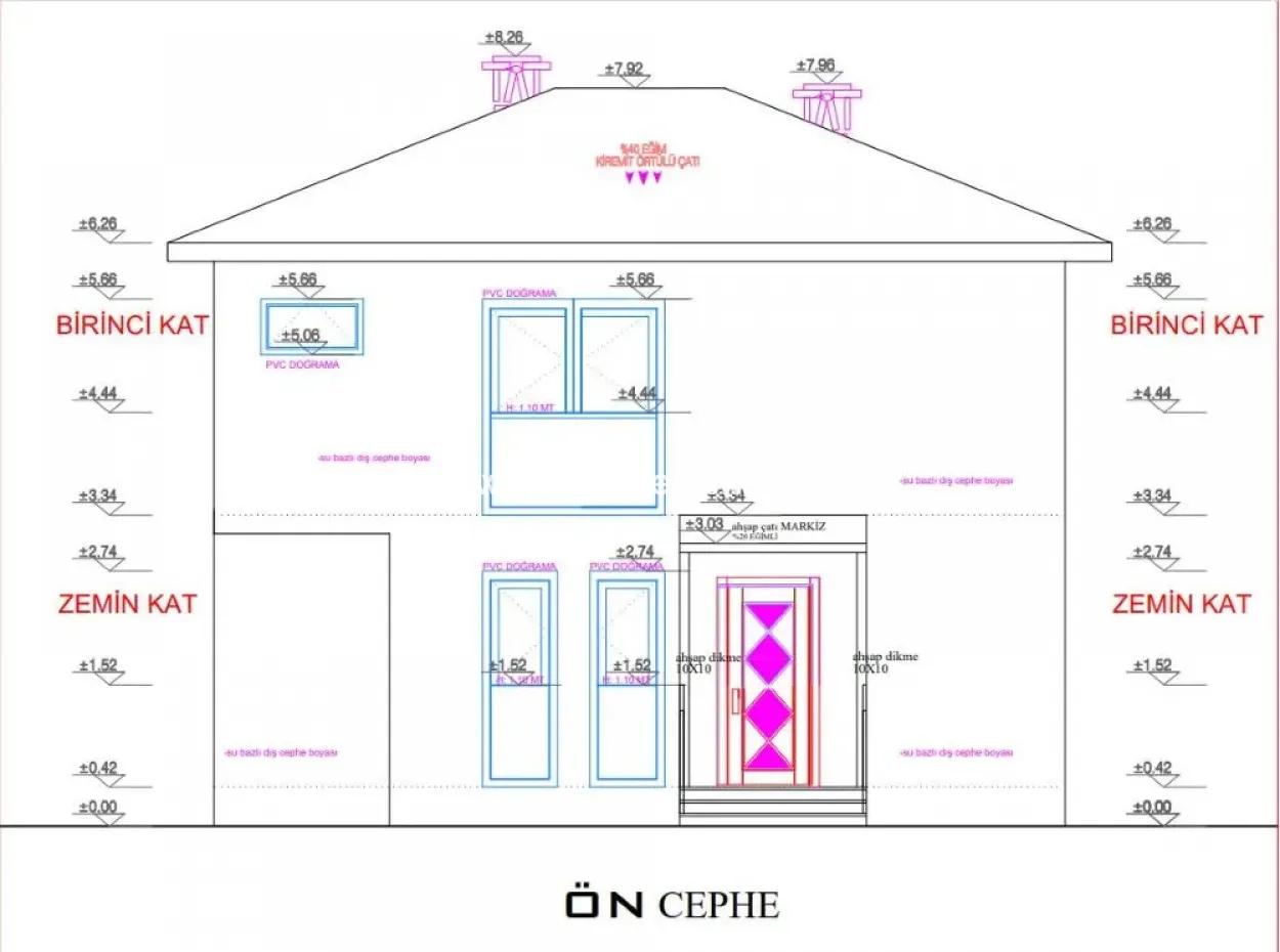 Mugla Ortaca Mergenli 417 M2 Zoning Project Ready Land For Sale
