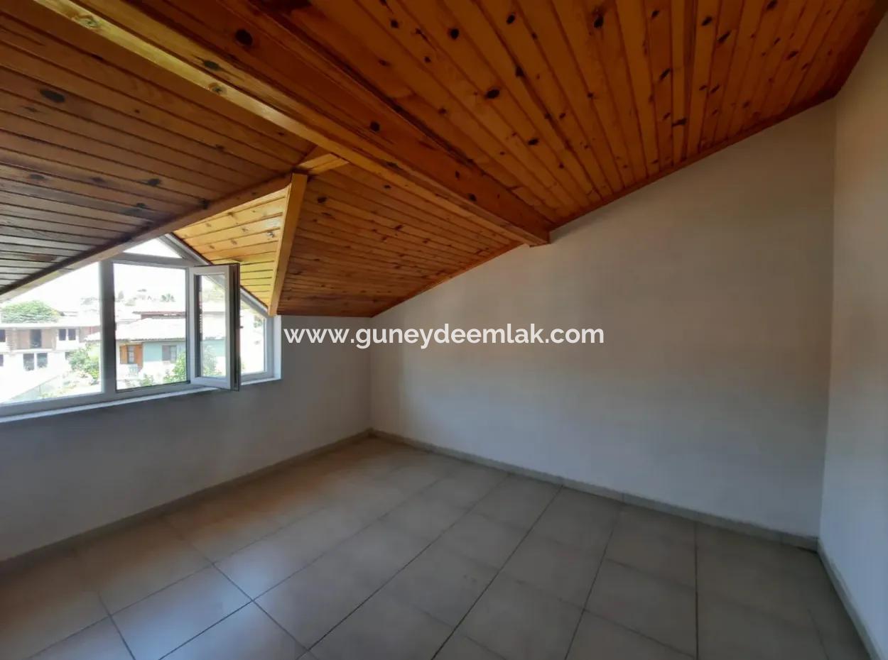 Mugla Ortaca Dalyan Center For Rent 3+ 1 Roof Duplex
