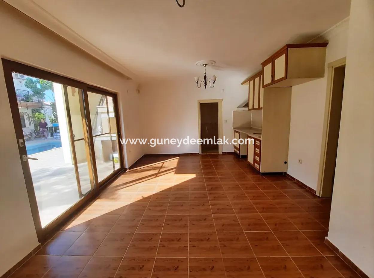 Mugla Ortaca Dalyan 2+ 1 Ground Floor Apartments With Swimming Pool For Rent