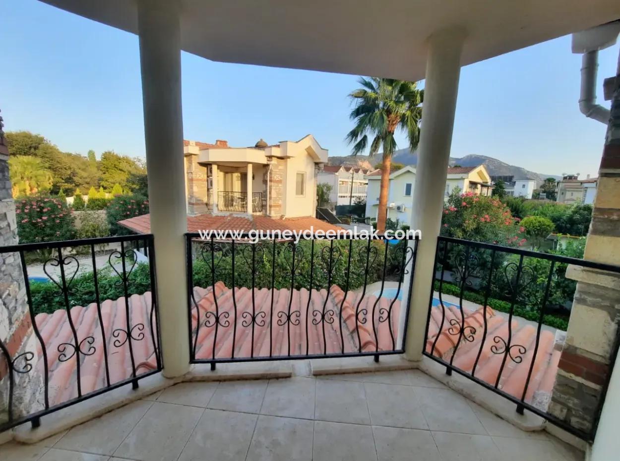 Mugla Ortaca Dalyan Swimming Pool 2+ 1 Detached Villas For Sale