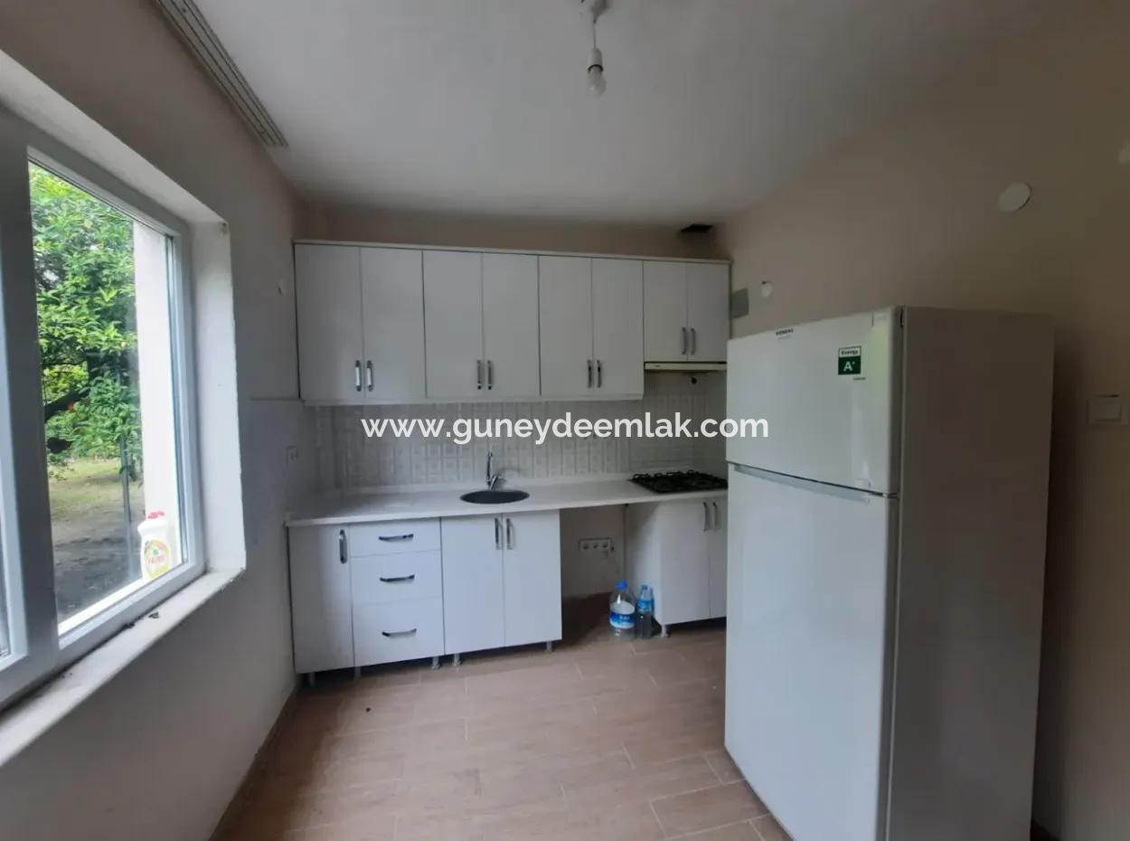Unfurnished, Retirement Rent 3 1, 100 M2 Ground Floor Apartment In Ortaca Kemaliye