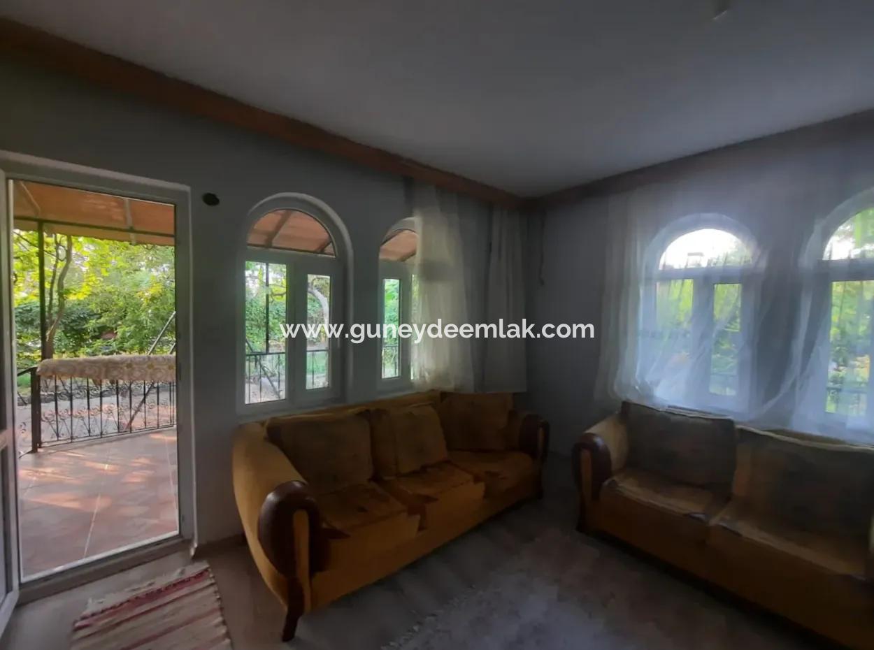 Muğla Ortaca Yeşilyurtda 2.000 M2 Detached Land Furnished 3 1 Duplex For Rent 