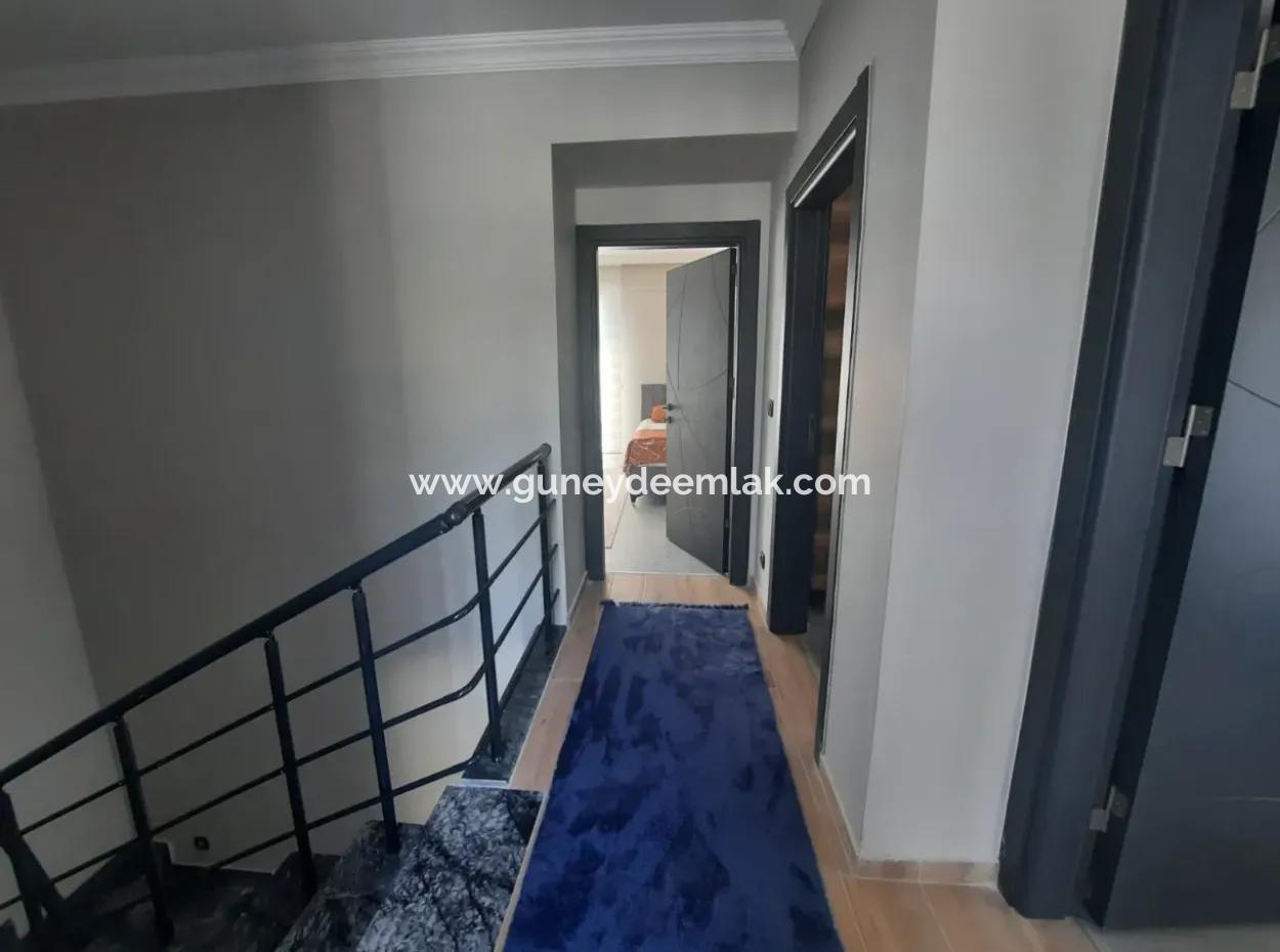 For Sale In 290 M2 Land In Ortaca Çaylı, With Swimming Pool, Furnished, 4 1 Zero Duplex