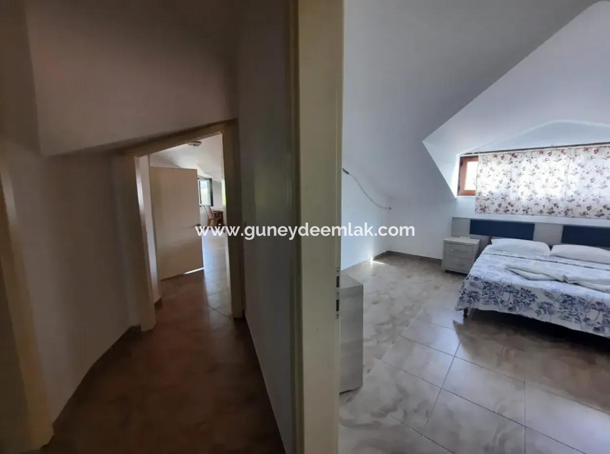 Muğla Dalyanda Furnished Penthouse With Swimming Pool 2 1 Apartment For Rent