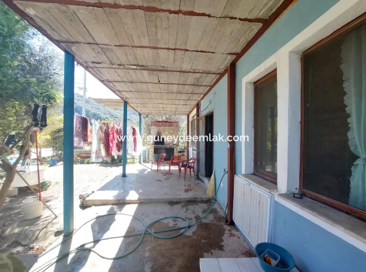 2 Storey Detached House For Sale On 500 M² Land In Mergenli, Ortaca, Muğla
