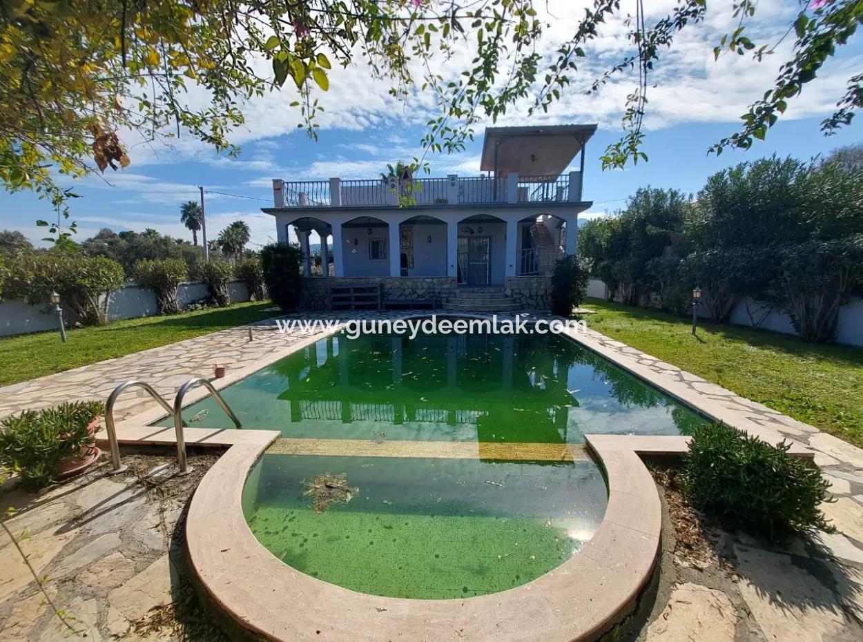 Muğla Dalyanda 579 M2 Detached Land Price Bargain 85 M2, 2 1 House For Sale