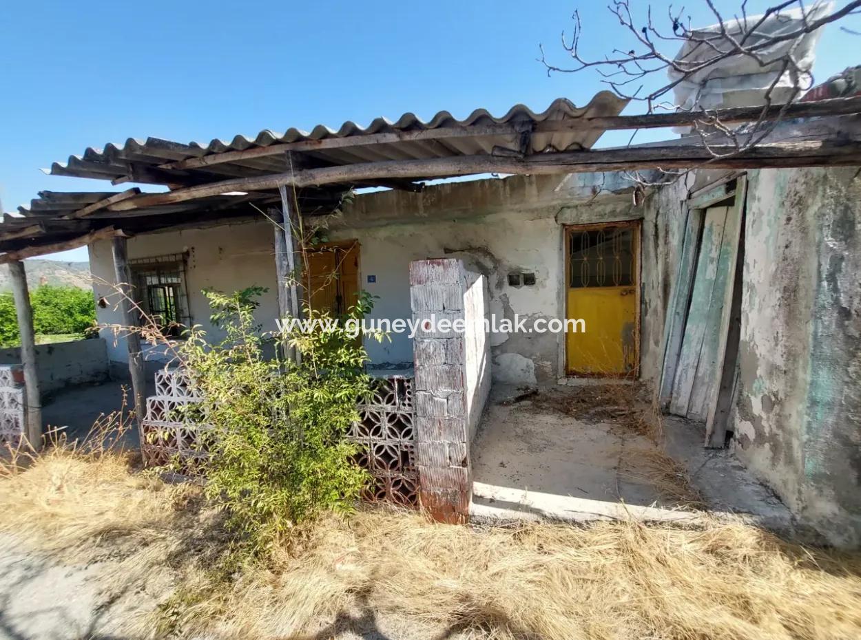 Muğla Ortaca Ekşiliyurt Detached 950 M2 Land Village House And Barn For Sale