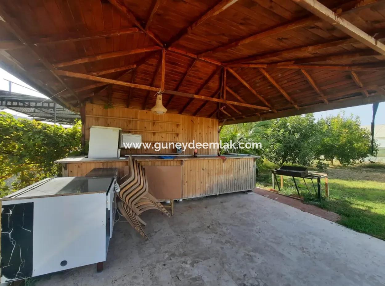 Swimming Pool With 500 M2 Usage Area On 1.350M2 Land In Ortaca Okçular Apart Hotel For Rent