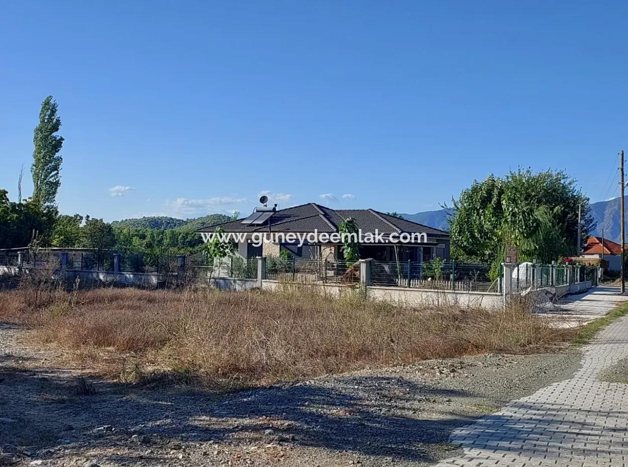 For Sale In Köyceğiz Poplar, 80 M2 Construction License Ready 1.200 M2 Zoned Land